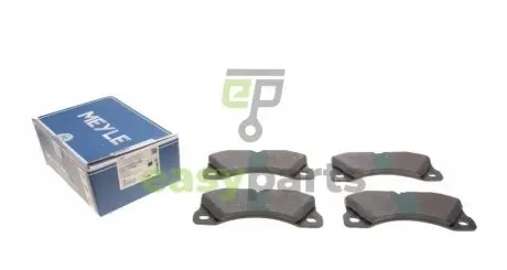 Колодки гальмівні (передні) Porsche Cayenne 02-/Macan 14-/Panamera 10-16/VW Touareg 02- (Brembo) MEYLE 025 250 0717/PD
