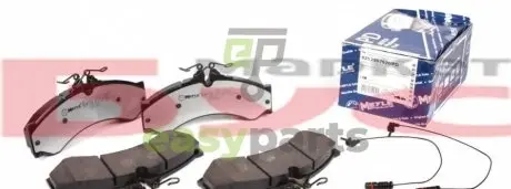 Колодки гальмівні (передні/задні) MB Sprinter 408-416/VW LT 46 96- (Platinum) MEYLE 025 290 7620/PD