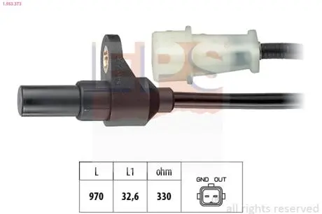 VOLVO Датчик оборотов двигателя S40 EPS 1.953.373