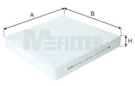 Фільтр салону Honda HR-V 15-/ Jazz 08- M-FILTER K 9133