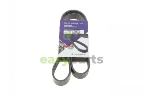 Фото ремінь генератора Ford Mondeo 1.5 18- (6PK1061) HUTCHINSON 1061 SK 6 Ремінь генератора Ford Mondeo 1.5 18- (6PK1061) HUTCHINSON 1061 SK 6