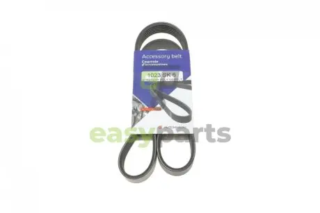 Ремінь генератора Ford Fiesta VI 1.25 08- HUTCHINSON 1023 SK 6