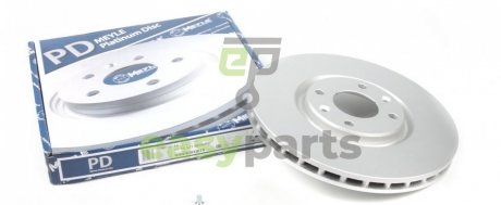 Диск гальмівний (передній) Citroen C4/Peugeot 208/308 1.0-2.0 04- (302x26) MEYLE 11-15 521 0034/PD (фото 1)