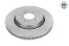 Диск гальмівний (передній) Honda CR-V III-IV 2.0-2.2D-2.4 07- (293x28) MEYLE 31-15 521 0055/PD (фото 1)