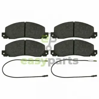 Комплект тормозных колодок, дисковый тормоз FEBI BILSTEIN 16443