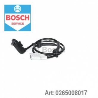 Датчик ABS (задній) Citroen C4/Peugeot 307 00-12 BOSCH 0265008017 (фото 1)