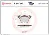 Комплект тормозных колодок, дисковый тормоз BREMBO P50032 (фото 1)