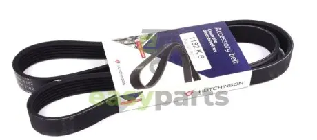 Ремінь генератора Citroen Jumper/Fiat Ducato/Peugeot Boxer 2.0/2.2HDi/JTD 02- (6PK1182) HUTCHINSON 1182 K 6