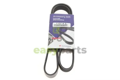 Ремінь генератора Nissan Qashqai 2.0 07-17 HUTCHINSON 1107 K 6