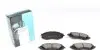 Колодки гальмівні (передні) Daewoo Lanos/ Nubira 1.6-2.2 97- (Akebono) KAVO PARTS KBP-1001 (фото 1)