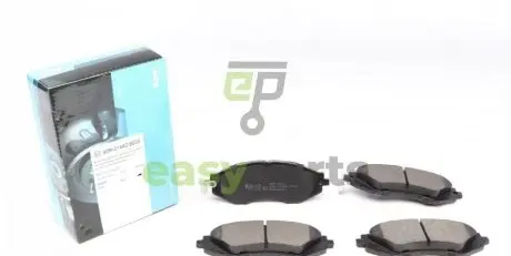 Колодки гальмівні (передні) Daewoo Lanos/ Nubira 1.6-2.2 97- (Akebono) KAVO PARTS KBP-1001