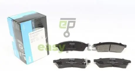 Колодки гальмівні (задні) Chevrolet Epica 2.0-2.5 05- KAVO PARTS KBP-1012