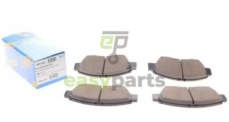 Колодки гальмівні (передні) Honda Jazz 07-/Honda CR-Z 08- (136.4x51) KAVO PARTS KBP-2045