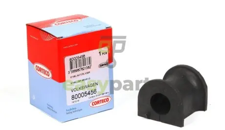 Втулка стабілізатора (переднього) VW T5 03-/T6 15- (d=22mm) CORTECO 80005456