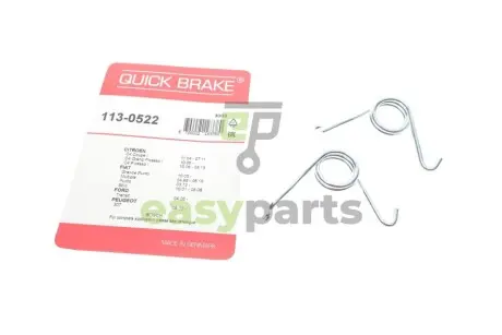 Пружини супорта (заднього) Ford Transit/Tourneo 2.2TDCi-3.2TDCi 06- (К-кт L+R) QUICK BRAKE 113-0522