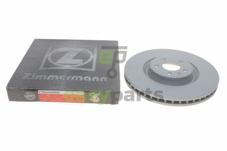 Диск гальмівний (передній) Audi A6/A8 11-18 (356х34) (з покриттям) (вент.) ZIMMERMANN 100.3357.20