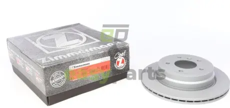 Диск гальмівний (задній) BMW 1 (E81/E87)/3 (E90/E91/E92/E93) 03-13/X1 (E84) 09-15 (300x20) (вент.) ZIMMERMANN 150.3437.20