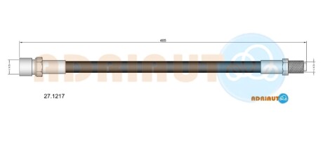 DB шланг гальмівний DB407-608 ADRIAUTO 27.1217