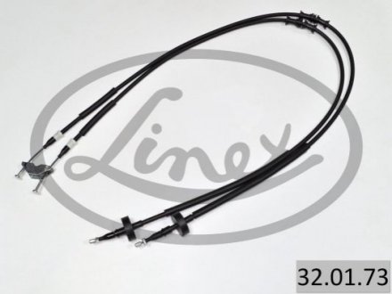 Трос ручника (задній) Opel Zafira A 1.6-2.2DTI 16V 00-05 (1680/1495+1495) LINEX 320173 (фото 1)