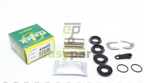 Направляюча супорта (переднього/к-кт) Renault Clio/Rapid 91-96 (d=20mm) (Bendix) FRENKIT 820008