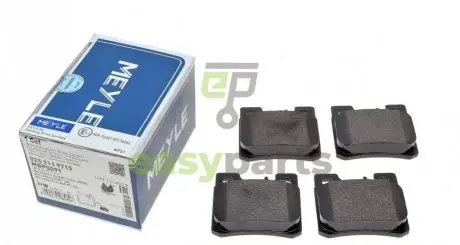Колодки гальмівні (задні) MB C-class (W202/S202)/E-class (W124/S124/W210) 93-03 (Teves) MEYLE 025 211 9715