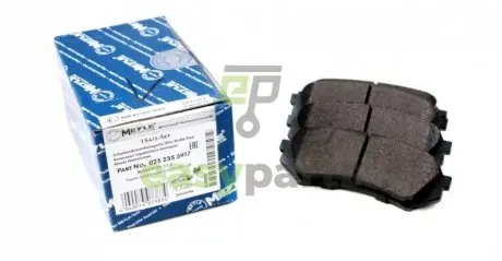 Колодки гальмівні (задні) Toyota Land Cruiser/Lexus LX 100 98-08 MEYLE 025 235 3917