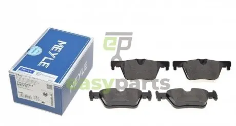 Колодки гальмівні (задні) BMW 3 (F30/F31/F34)/4 (F36) 11- MEYLE 025 253 0717