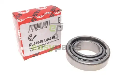 Підшипник маточини (задньої) Kia Rio -05/Mazda 626 -87 (26.99x50.29x14.22) FAG KL44649.L44610