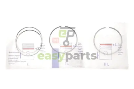 Кільця поршневі MB A-class (W176)/E-class (W213) 1,6-2,0 11-(83,00mm) (1,2-1,0-2,0mm) = 8912840000 NPR 120 010 0073 00