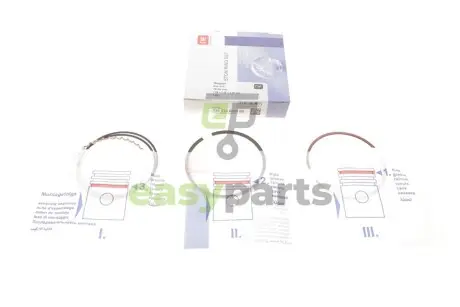 Кільця поршневі Daewoo Lanos 1.4/1.5i 97-01 (76.50mm/STD) (1.5-1.5-3) (на 1 поршень) = 8935480000 NPR 120 035 0043 00