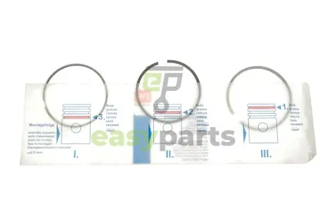 Кільця поршневі VW Golf VII/Passat 2.0TDI 12- (81.00mm/STD) (1.75-2-2) = 8950060000 NPR 120 050 0088 00