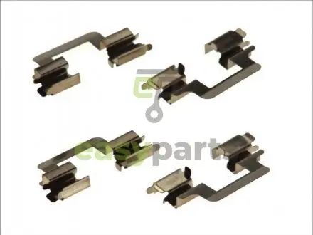 Планка супорта (заднього) прижимна (к-кт) VW Golf V/VI/ Passat10- (Lucas) QUICK BRAKE 109-1679