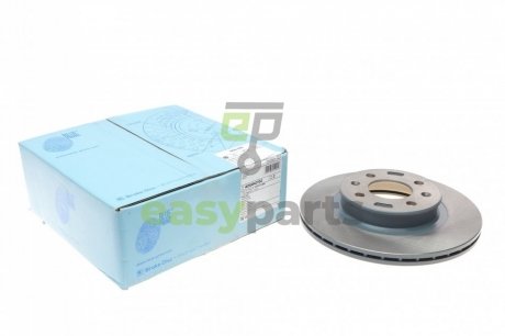 Диск гальмівний (передній) Hyundai i20 1.2 16V 08-14 (256mm) (з покриттям) BLUE PRINT ADG043152