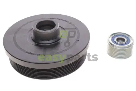 Шків колінвалу + шків генератора BMW 5/7/X5/X6 2.5-4.0D 08- (7PK) IJS GROUP 17-1137KIT