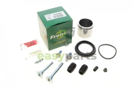 Ремкомплект супорта (переднього) Land Rover Freelander 98-06 (d=57mm)(+1поршень/направляюча)(Lucas) FRENKIT 757489
