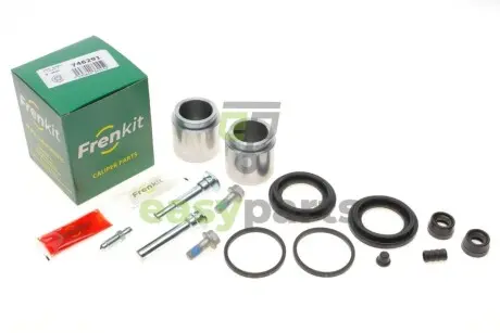 Ремкомплект супорта (переднього) Kia Sorento 02- (d=46mm)(Kasko)(+2 поршня/направляюча) SuperKit FRENKIT 746291