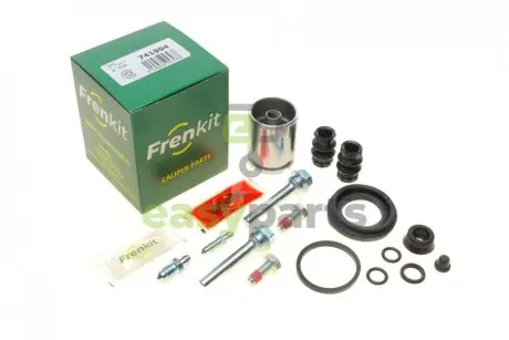 Ремкомплект супорта (заднього) VW T5/Caddy III 03-/Trafic 01- (d=41mm)(+поршень/направляюча)(Lucas) FRENKIT 741904