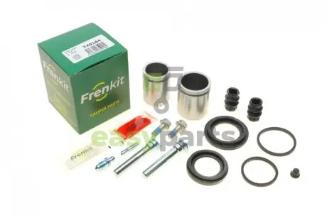 Ремкомплект супорта (переднього) Renault Trafic 01- (d=40/45mm) (+2 поршня/направляюча) (Lucas) FRENKIT 740164