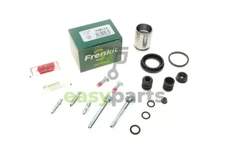 Ремкомплект супорта (заднього) VW Golf/Passat 91-99 (d=38mm) (Lucas) (+поршень/направляюча) FRENKIT 738112
