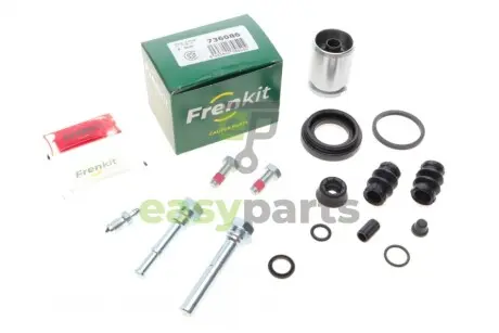 Ремкомплект супорта (заднього) Opel Astra G/H//Zafira 98-10 (d=36mm) (Lucas) (+поршень/направляюча) FRENKIT 736086