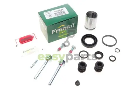 Ремкомплект супорта (заднього) VW Golf 82-97 (d=36mm) (Lucas) (+поршень/направляюча) FRENKIT 736078