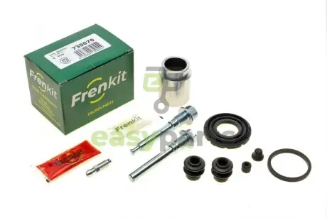 Ремкомплект супорта (заднього) Nissan Qashqai/X-Trail 07- (d=35mm) (Akebono) (+поршень/направляюча) FRENKIT 735070