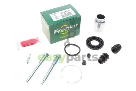 Ремкомплект супорта (заднього) Mitsubishi Galant VI 96-04 (d=35mm) (Akeb) (+поршень/направляюча) FRENKIT 735067