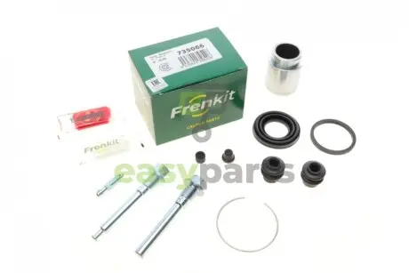 Ремкомплект супорта (заднього) Nissan X-Trail 01-13 (d=35mm) (Akebono) (+ поршень/направляюча) FRENKIT 735066