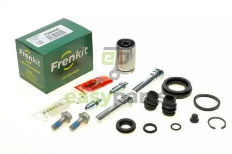 Ремкомплект супорта (заднього) Nissan Micra 92-03 (d=30mm) (+поршень/направляюча) (Girling) FRENKIT 730005