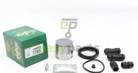Ремкомплект супорта (переднього) MB A-class (W176) 12- (d=60mm) (+поршень) (TRW) FRENKIT 260963 (фото 1)