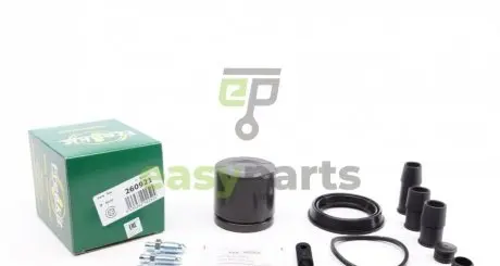 Ремкомплект супорта (переднього) BMW 5 (E60)/6 (E63)/7 (E65/E66/E67) 01-10 (d-60mm) (+поршень) (Ate) FRENKIT 260921