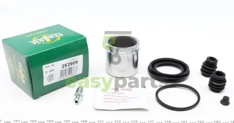 Ремкомплект супорта (переднього) Daewoo Lanos 97- (d=52mm) (+поршень) (Dac) FRENKIT 252909