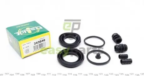 Ремкомплект супорта (переднього) Subaru Forester/Legacy IV/Tribeca 03- (d=43mm) ((Tokico) FRENKIT 243040