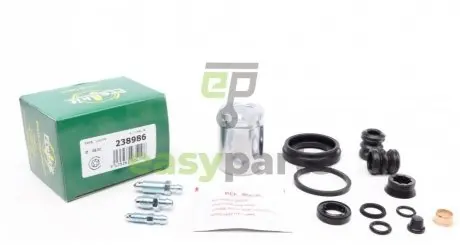 Ремкомплект супорта (заднього) VW Caddy III (d=38mm) Lucas (+поршень з механізмом) FRENKIT 238986